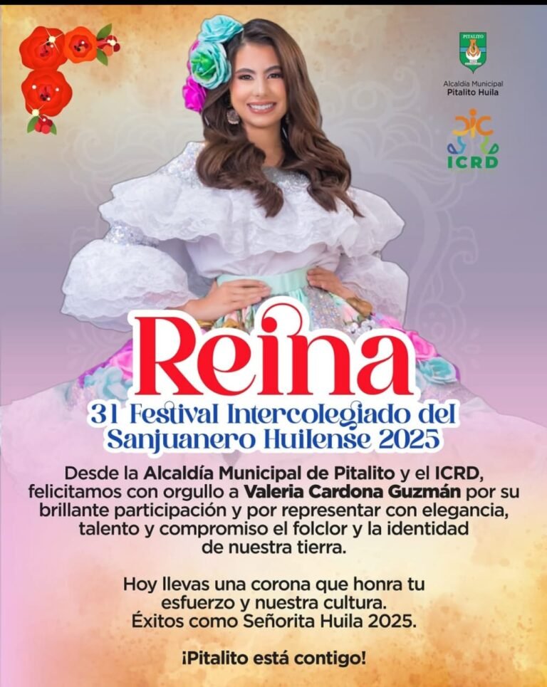 Reina intercolegiado huilense